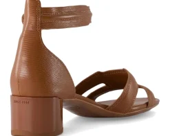 Franco Sarto Women's Nora Ankle Strap Low Block Heel Sandals Best