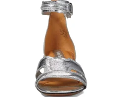 Franco Sarto Women's Nora Ankle Strap Low Block Heel Sandals