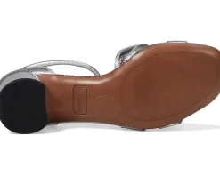 Franco Sarto Women's Nora Ankle Strap Low Block Heel Sandals