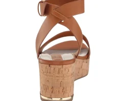 Franco Sarto Women's Presley Platform Wedge Sandals New