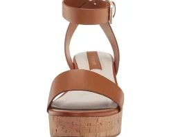 Franco Sarto Women's Presley Platform Wedge Sandals New