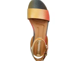 Women Franco Sarto Women's Presley Platform Wedge Sandals