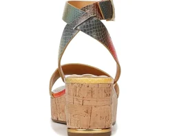 Women Franco Sarto Women's Presley Platform Wedge Sandals