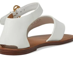 Franco Sarto Women's Ruth Ankle Strap Thong Flat Sandals