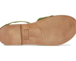 Women Franco Sarto Women's Ruth Ankle Strap Thong Flat Sandals