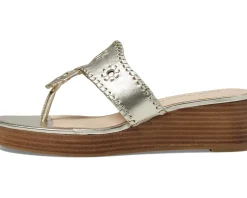 Women Jack Rogers Women's Jacks Mid Wedge Stacked