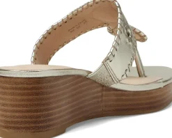 Women Jack Rogers Women's Jacks Mid Wedge Stacked