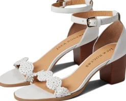 Women Jack Rogers Women's Lauren Ankle Strap Mid Heel