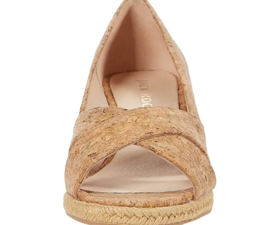 Women Jack Rogers Women's Palmer Crisscross Wedge Espadrille