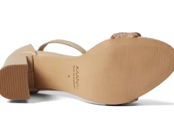 KAANAS Women's Dumai Raffia Strap Heel Outlet