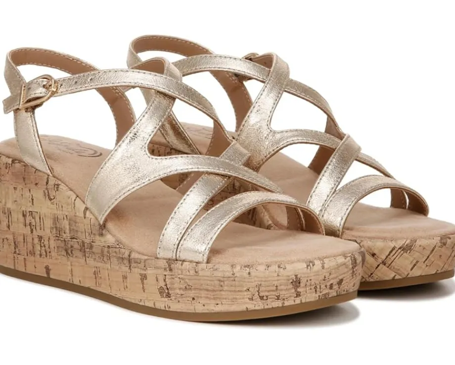 Women LifeStride Women's Bailey Strappy Platform Wedge Sandals