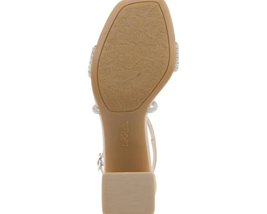 LifeStride Women's Captivate Strappy Block Heel Dress Sandals Clearance