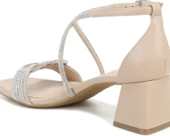 LifeStride Women's Captivate Strappy Block Heel Dress Sandals Clearance