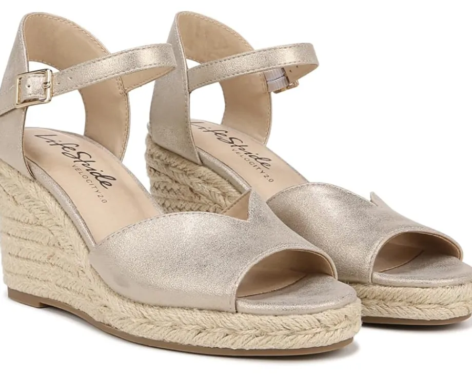 Women LifeStride Women's Tess Wedge Espadrille Sandals