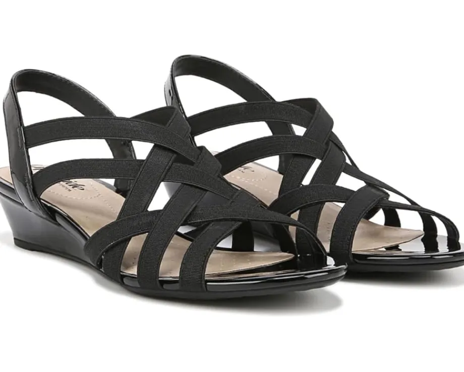 Women LifeStride Women's Yung Strappy Wedge Sandals