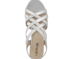 LifeStride Women's Yung Strappy Wedge Sandals