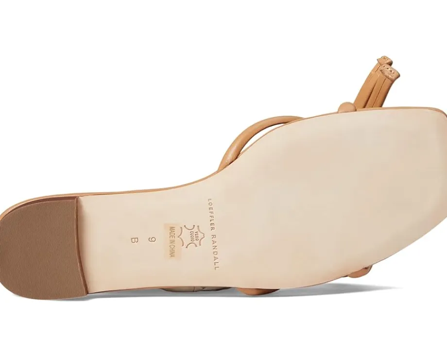 Loeffler Randall Women's Hadley Leather Bow Flat Sandals Sale