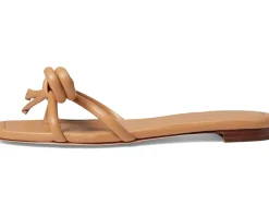 Loeffler Randall Women's Hadley Leather Bow Flat Sandals Sale