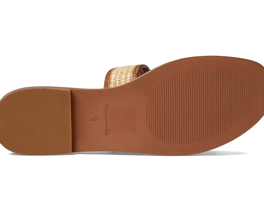 Women Madewell Women's The Teagan Slide Sandal in Straw