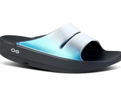 OOFOS Women's OOahh Luxe Slide Frost Best