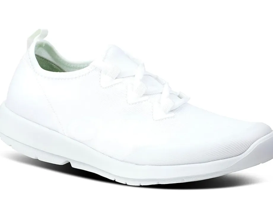 OOFOS Women's OOmg Sport LS Shoe White Hot