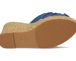 Women Stuart Weitzman Women's Loveknot Espadrille Wedge Slide