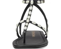 Women Stuart Weitzman Women's Pearlita Flat Sandal