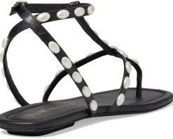 Women Stuart Weitzman Women's Pearlita Flat Sandal