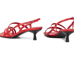 Vagabond Shoemakers Women's Jonna Leather Strappy Kitten Heel Sandals Sale