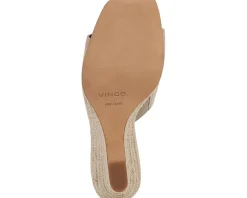 Women Vince Women's Pia Wedge Slide Sandals