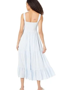 Tommy Hilfiger Woven Maxi Dress Blue/White Sale