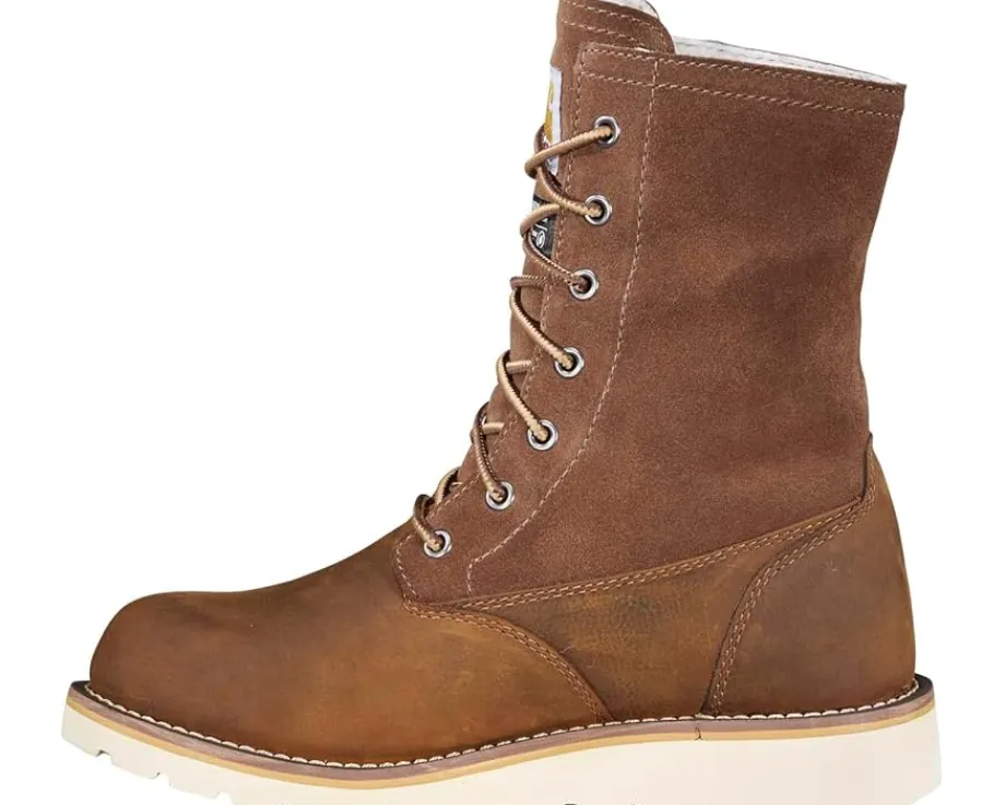 Carhartt WP 8" Ins. Wedge Fold Down Winter Boot Bison Brown Oil Tan Hot