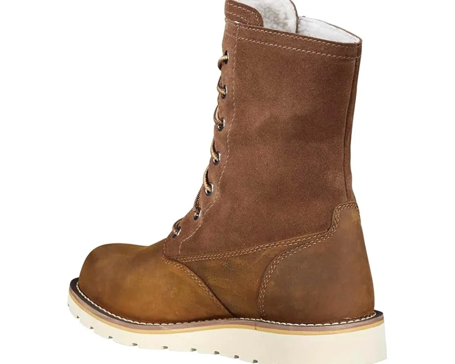 Carhartt WP 8" Ins. Wedge Fold Down Winter Boot Bison Brown Oil Tan Hot