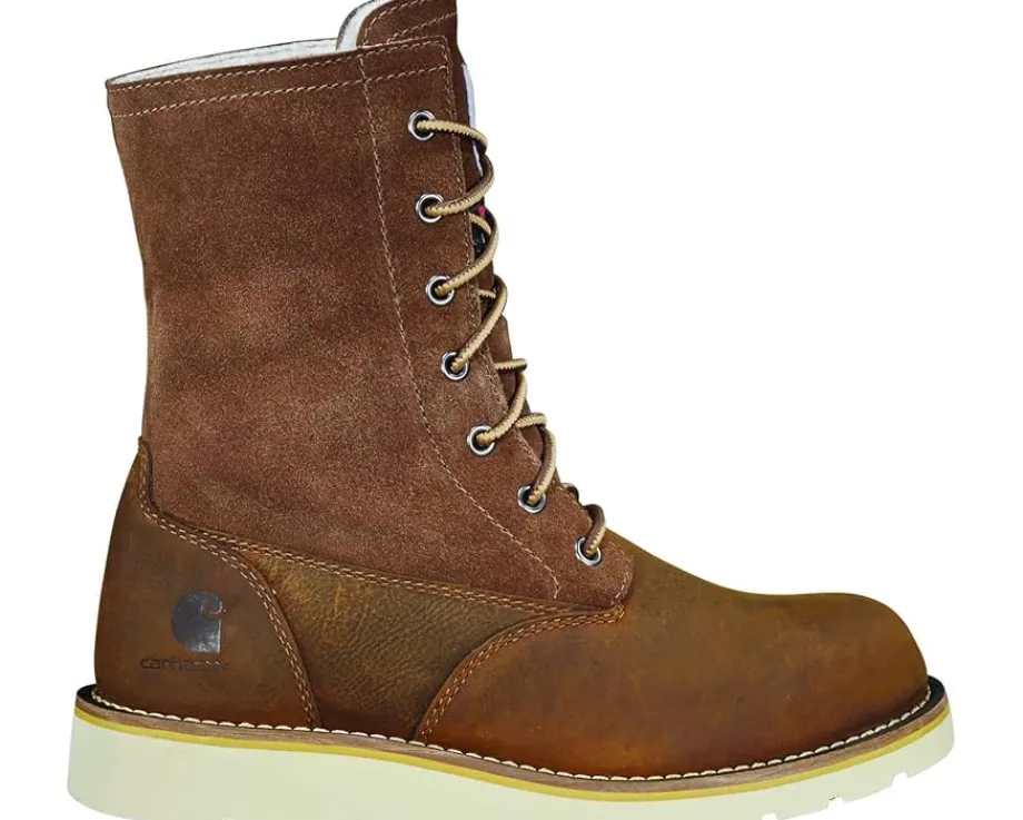 Carhartt WP 8" Ins. Wedge Fold Down Winter Boot Bison Brown Oil Tan Hot