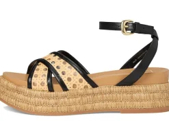 Dolce Vita Wriley Black Woven Raffia