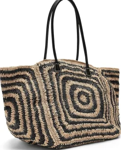 Madewell Xl Straw Tote Natural Multi