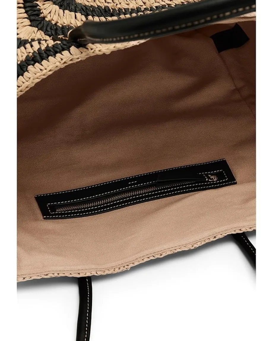 Madewell Xl Straw Tote Natural Multi