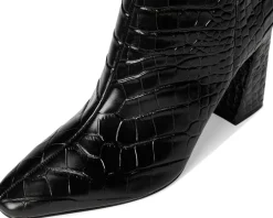 Marc Fisher LTD Yanara Black Croco Leather Sale