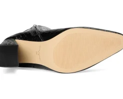 Marc Fisher LTD Yanara Black Croco Leather Sale