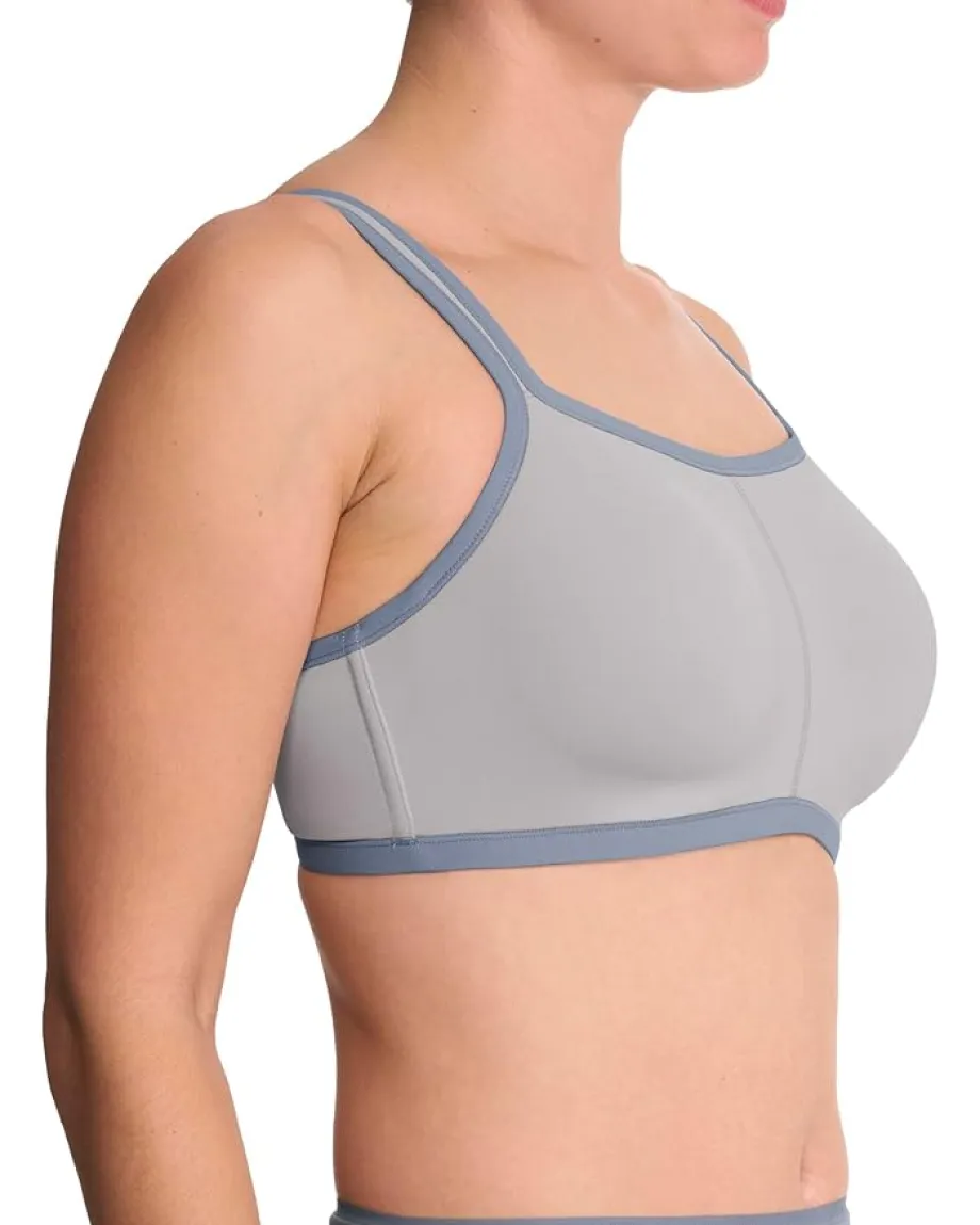Natori Yogi Contour Convertible Sports Bra 731050 Mink/Country Blue New