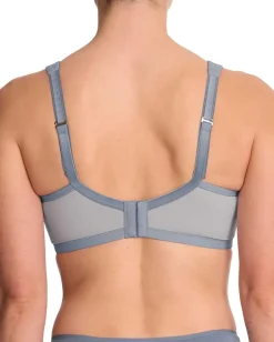 Natori Yogi Contour Convertible Sports Bra 731050 Mink/Country Blue New
