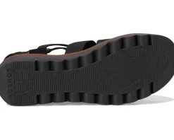 FLY LONDON YOJI198FLY Black/Brick Discount