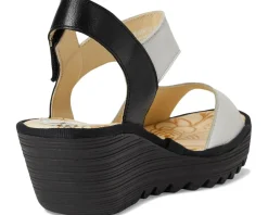 FLY LONDON YOXA576FLY White/Black Hot