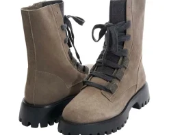 Vaneli Zabou Dark Taupe Waterproof Suede Sale