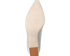 Marc Fisher LTD Zala Light Grey Patent Leather Best