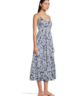 Lilly Pulitzer Zanna Cotton Midi Dress Sapphire Pool Summer Shorelines Online