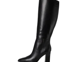 Nine West Zazz Wide Calf Black Leather Best