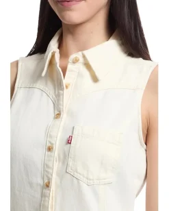 Women Levi's® Premium Zeda Denim Sleeveless Dress