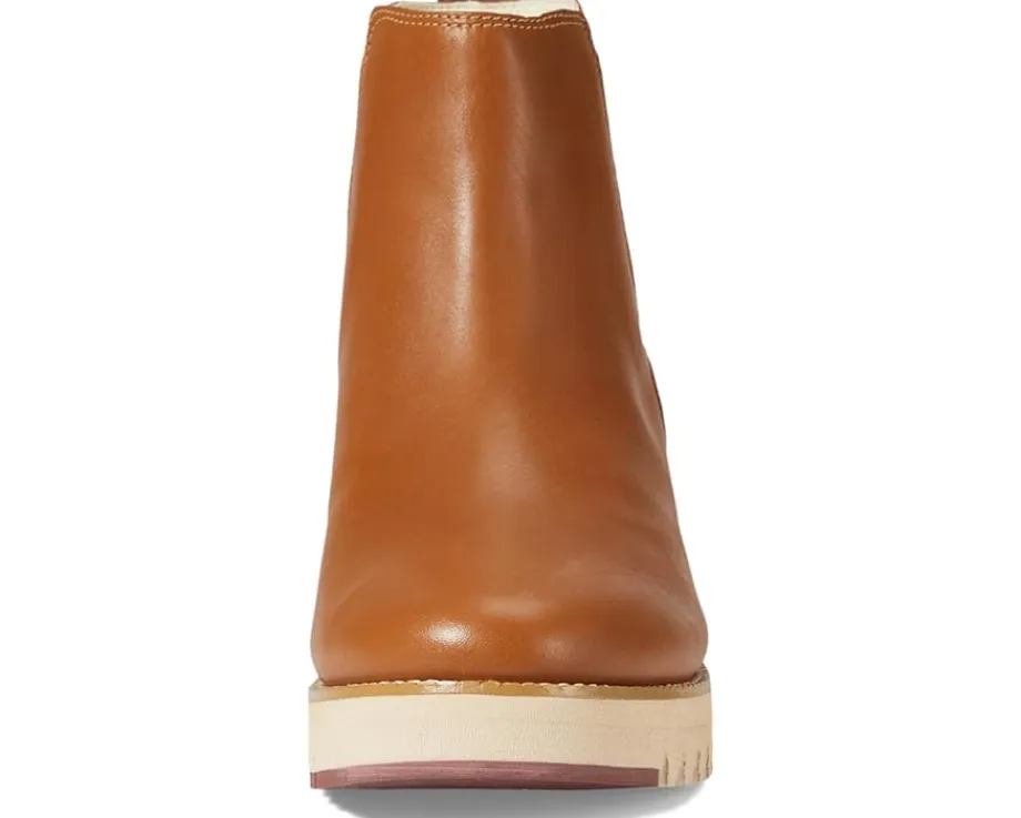 Cole Haan Zerogrand City Wedge Boot Waterproof Waterproof British Tan Sale