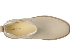 Cole Haan Zerogrand Cityquest Waterproof Wedge Boots Light Sesame Suede Waterproof Outlet